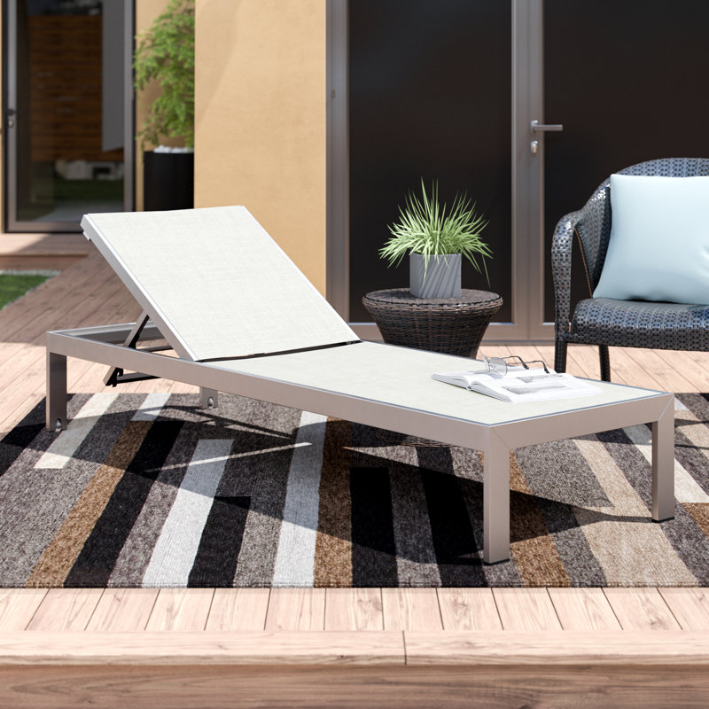 Coline Contemporary Outdoor Patio Chaise Lounge & Reviews AllModern